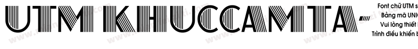 UTM Khuccamta字体转换